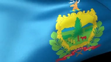 Vermont Eyaleti Bayrak Dalgalanması