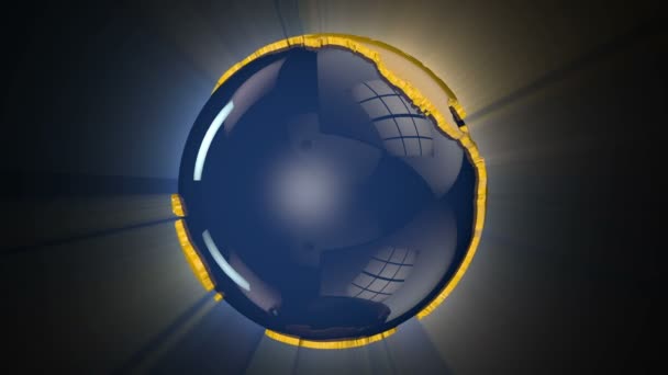 Terra rotativa globo — Vídeo de Stock