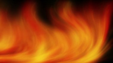 Kırmızı ve sarı yangın akan