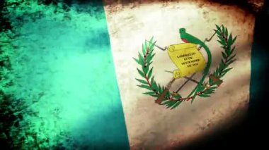 guatemala bayrağı sallayarak