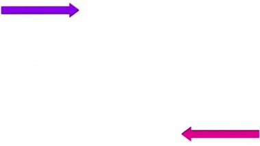 Beyaz arka plan karşı oklar