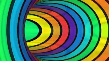 Gökkuşağı tünel uçuş