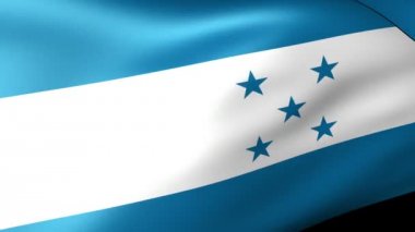 honduras bayrağı sallayarak