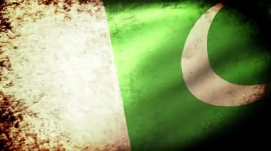 pakistan bayrağı sallayarak