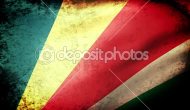 Seyşeller bayrak sallayarak