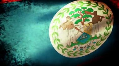 belize bayrağı sallayarak