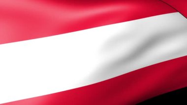 Avusturya bayrağı dalgalanıyor