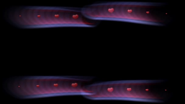 하트 프레임 배경 — 비디오