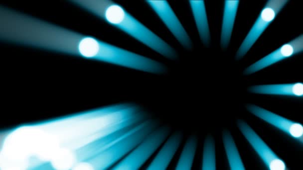 lumières bleues qui coulent 