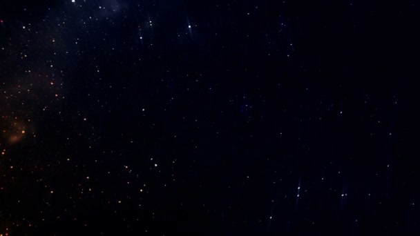 Hermosa noche starfield — Vídeo de stock