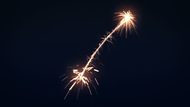 Реєстрації ознака sparkler — стокове відео