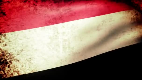 Bandera de Yemen ondeando — Vídeos de Stock