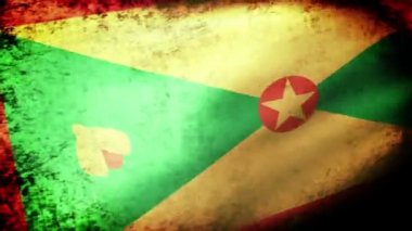 grenada bayrağı sallayarak