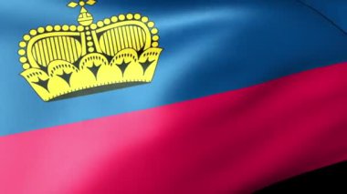 Lihtenştayn bayrağı dalgalanıyor