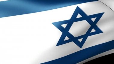 İsrail bayrağı dalgalanıyor