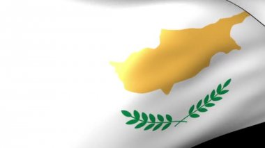 Kıbrıs bayrağı sallayarak