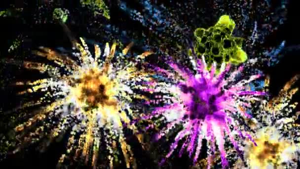 Explosion étincelles fond 