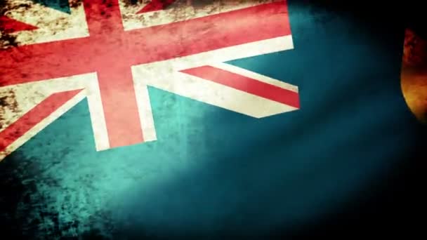 Turks and Caicos Islands vlag zwaaien — Stockvideo