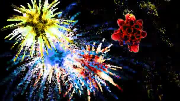 Explosion étincelles fond 