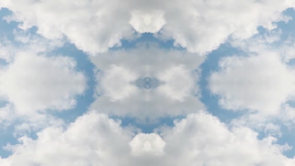 Wolken genoot frame — Stockvideo