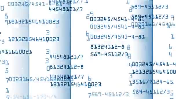 Números bursátiles — Vídeo de stock