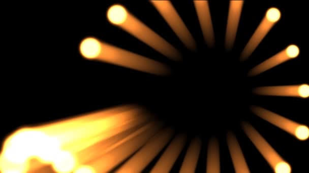 流动的橙色灯 — 图库视频影像