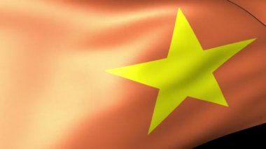 vietnam bayrak sallayarak