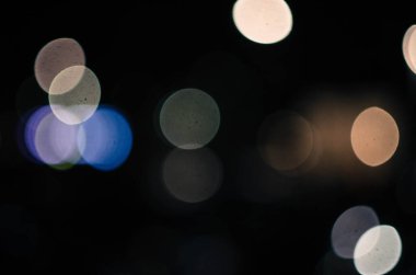 Işıklar gece, fotoğraf fıskiye.