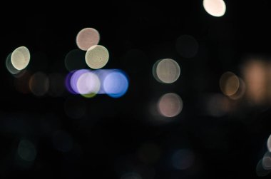 Işıklar gece, fotoğraf fıskiye.