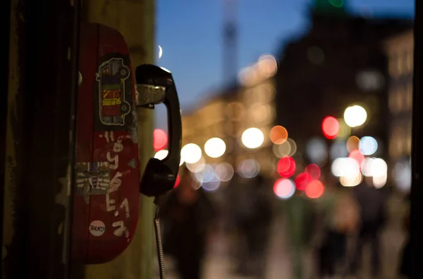 Pouliční Telefon Budce — Stock fotografie