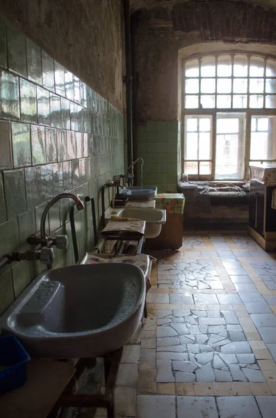 Washbasins Old Communal Apartment — Stock Photo, Image