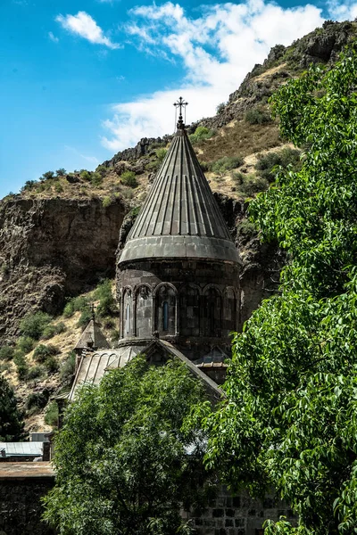 Alter Tempel Den Bergen Foto Nachmittag — Stockfoto