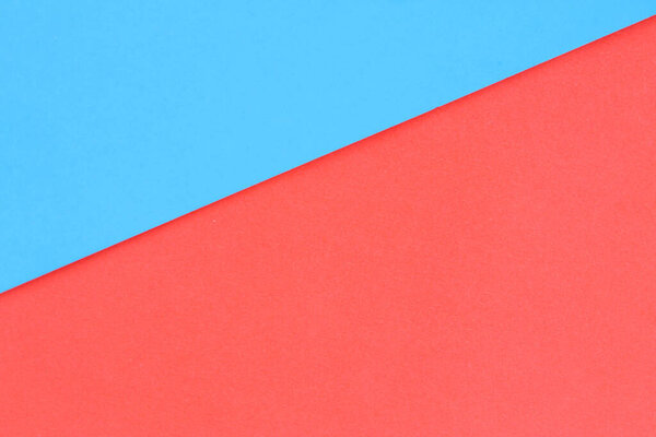 Blue and red background.Concept of primary colors