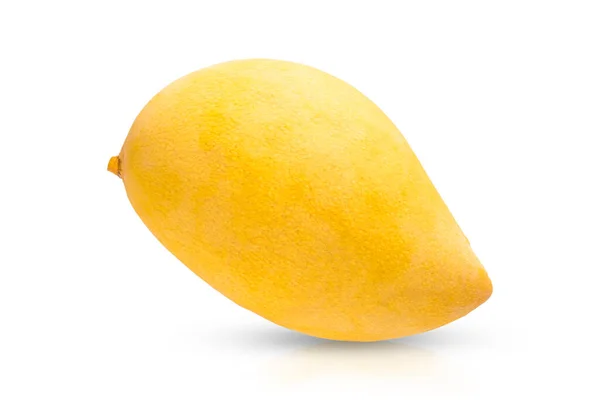 Mango Isolerad Vit Bakgrund Klippning Väg — Stockfoto