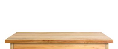 kırpma yolu ile beyaz arkaplanda izole ahşap tablo