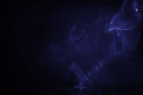 Abstract blue smoke Phantom Blue background