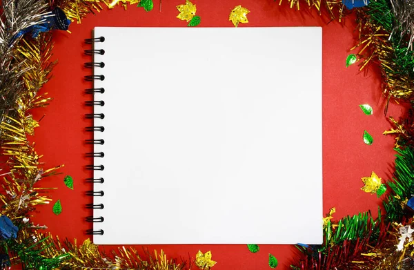 Christmas Background Notes Text — Stock Photo, Image