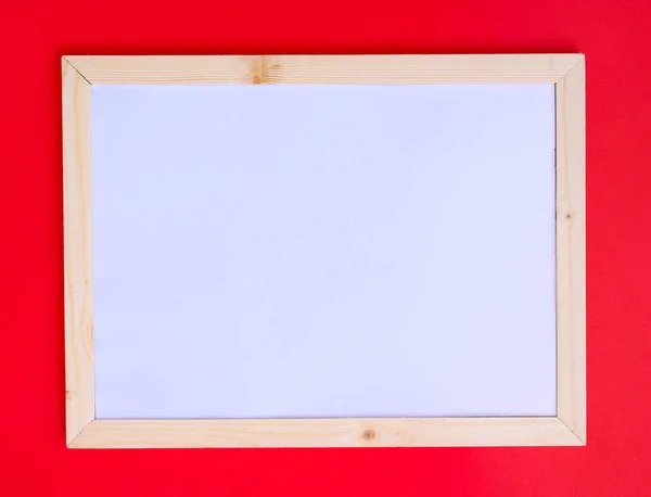 Blank Frame Red Background Design Text Input — Stock Photo, Image