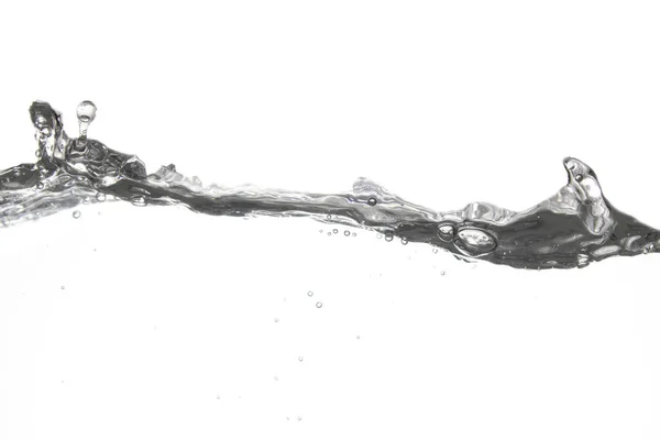 Splashing Water Surface White Background — Stock Photo, Image