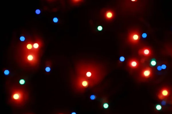 Abstract Bokeh Background Christmaslight Celebrations — Stock Photo, Image