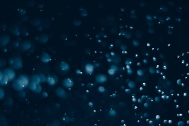Bokeh arkaplanı soyut mavi - Resim