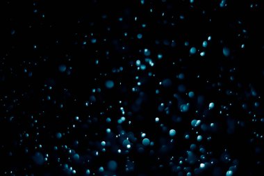 Bokeh arkaplanı soyut mavi - Resim