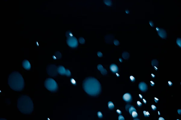 Abstract Blue Bokeh Background Spray Spray Water Spray Image — Stock Photo, Image