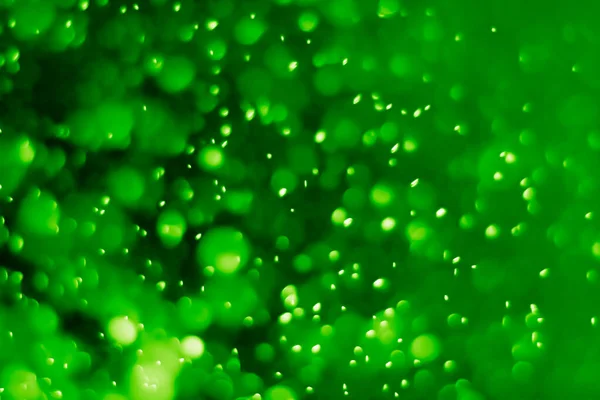 Bokeh Fondo Abstracto Ovni Verde Imágenes — Foto de Stock