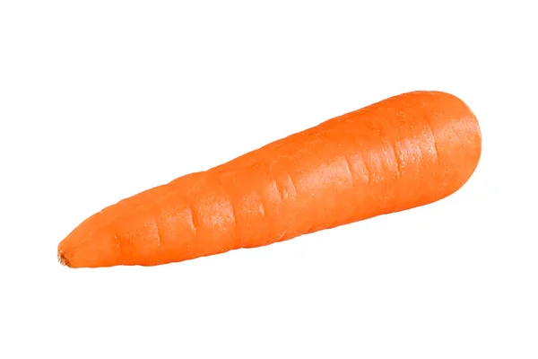 Fresh Carrots Isolated White Background Clipping Path — Stock Photo, Image