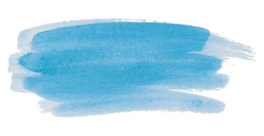 Açık mavi suluboya arka plan, sanatsal olarak elle çizilmiş. beyaz arkaplanda izole.