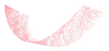 Pembe boya fırçası darbesi beyaz arkaplanda izole