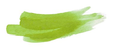 yeşil suluboya arka plan, sanatsal olarak elle çizilmiş. beyaz arkaplanda izole.