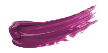 Mor suluboya fırçası beyaz arkaplanda izole edildi