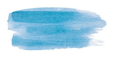 Açık mavi suluboya arka plan, sanatsal olarak elle çizilmiş. beyaz arkaplanda izole.